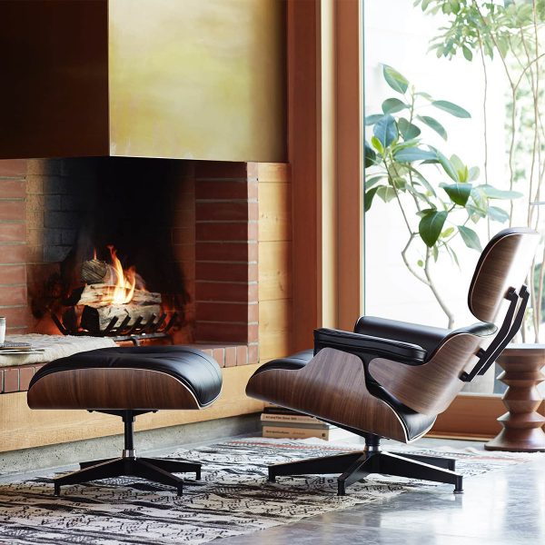 Eames Lounge Chair Ottoman Walnut Xtra Designs Pte Ltd